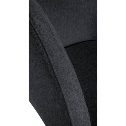 Tabouret de bar en feutre Gambo E anthracite