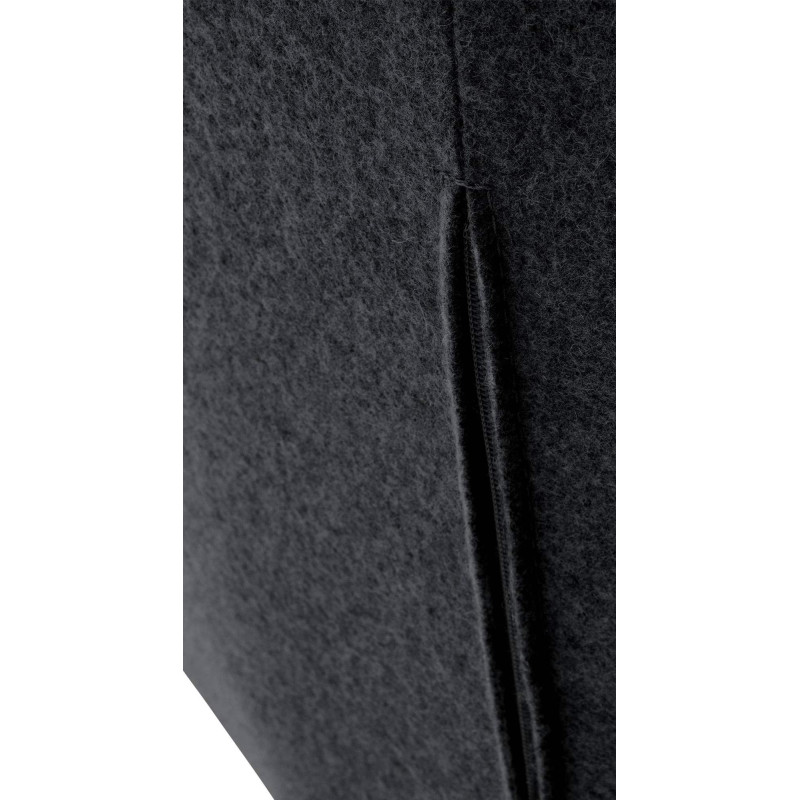 Tabouret de bar en feutre Gambo E anthracite