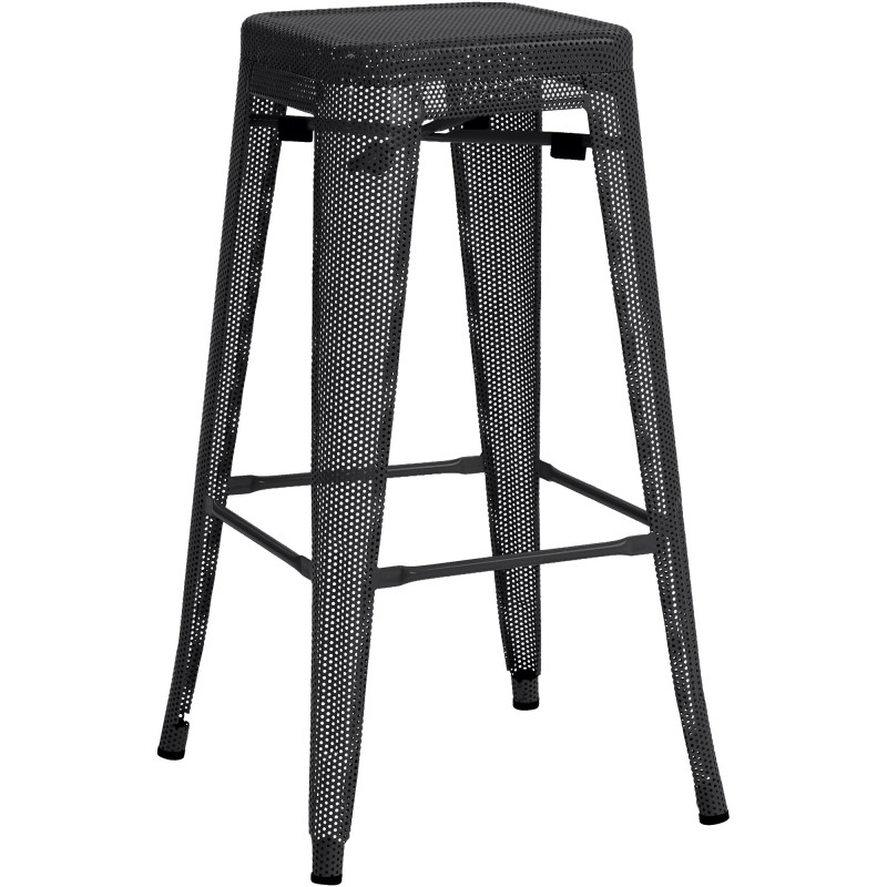 Tabouret de bar Fletcher noir