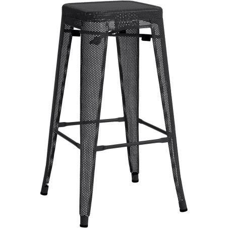 Tabouret de bar noir Fletcher