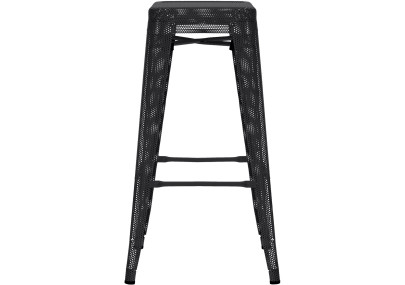Tabouret de bar noir Fletcher