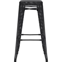 Tabouret de bar Fletcher noir