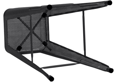 taburete de bar negro Fletcher