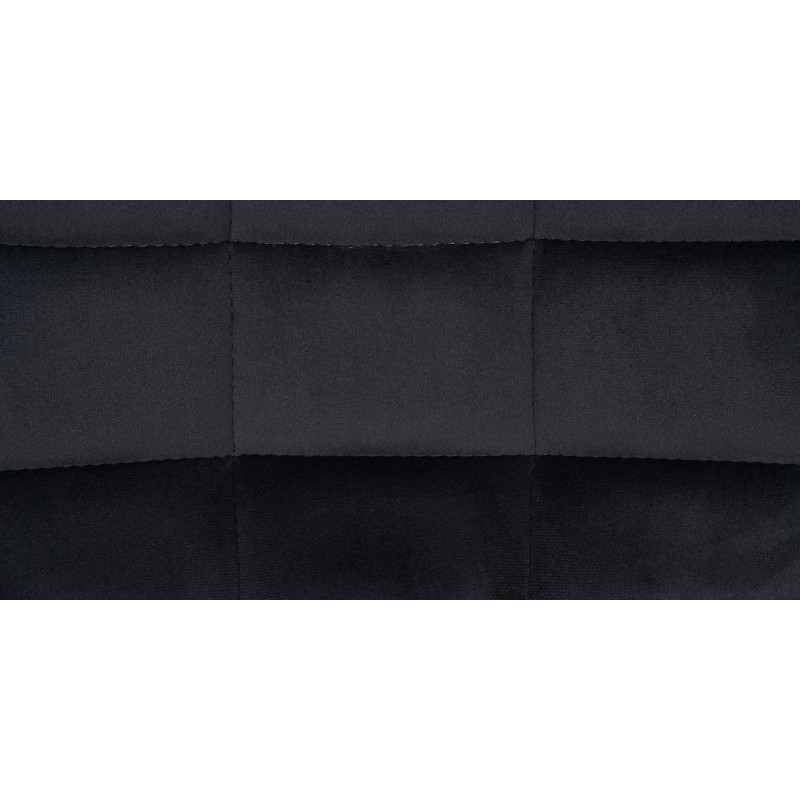 Juego de 2 taburetes de bar Tover de terciopelo, negros