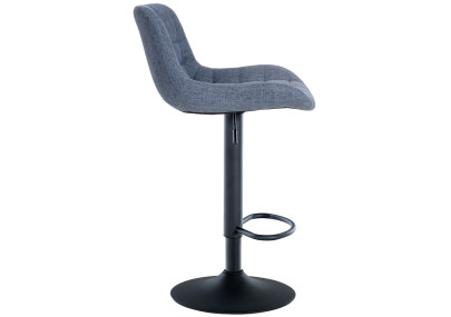 Ensemble de 2 tabourets de bar Tover, en tissu, bleus