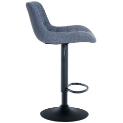 Ensemble de 2 tabourets de bar Tover, en tissu, bleus