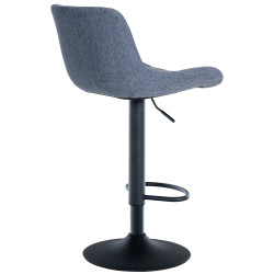 Ensemble de 2 tabourets de bar Tover en tissu bleu