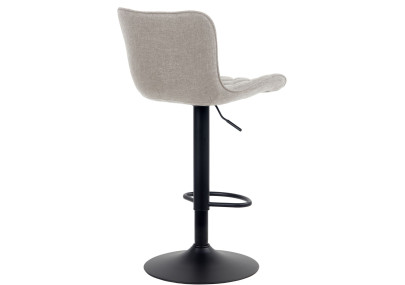 Ensemble de 2 tabourets de bar Emma, tissu taupe