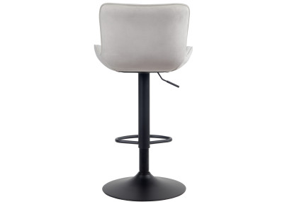 Set di 2 sgabelli da bar in velluto Linus, crema