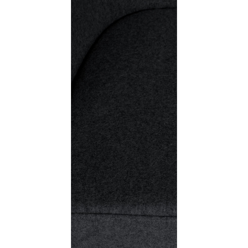 Tabouret de bar en feutre Rockhill B anthracite