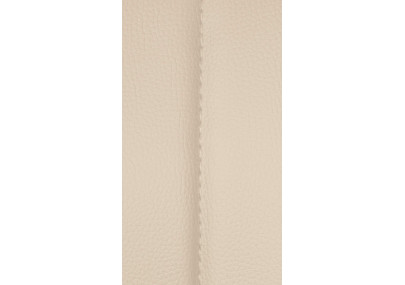 Banqueta de bar Milet, couro sintético, cromada, creme