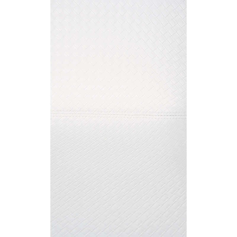 Ensemble de 2 tabourets de bar Loft, similicuir, blancs