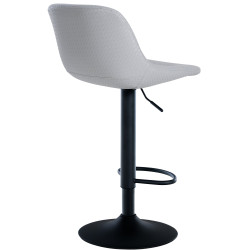 Ensemble de 2 tabourets de bar, style loft, en similicuir gris