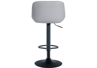 Set di 2 sgabelli da bar, stile Loft, similpelle, grigio