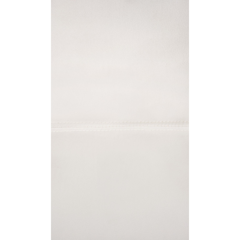 Ensemble de 2 tabourets de bar, style loft, velours, crème