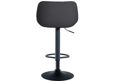 Ensemble de 2 tabourets de bar, style loft, velours, noir