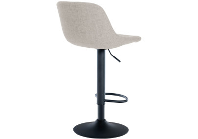 Conjunto de 2 banquetas de bar, tecido Loft, cor creme