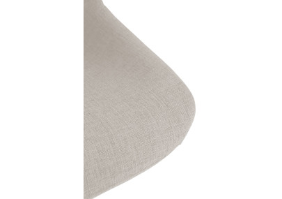 Set di 2 sgabelli da bar, tessuto Loft, crema