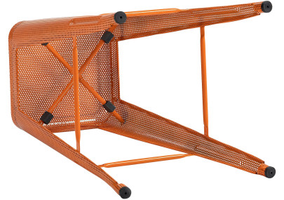 taburete de bar naranja Fletcher