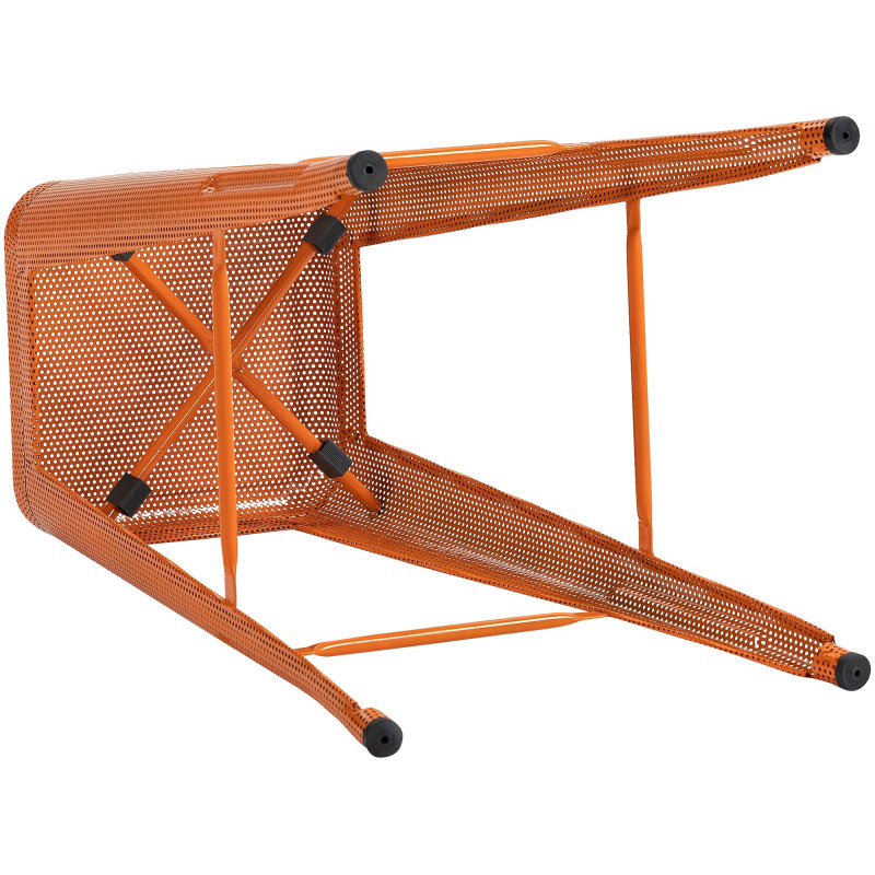 Tabouret de bar orange Fletcher