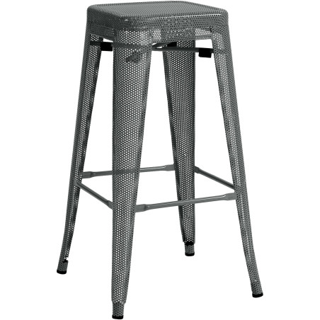 Tabouret de bar Fletcher gris