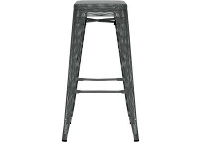 Sgabello da bar grigio Fletcher