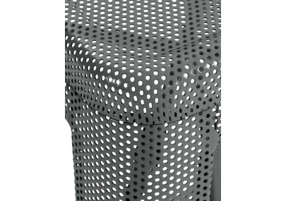 Tabouret de bar gris Fletcher