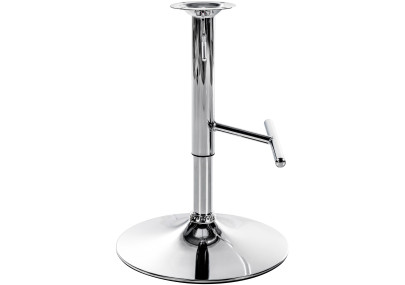 Cadre en T de rechange pour tabouret de bar, chromé