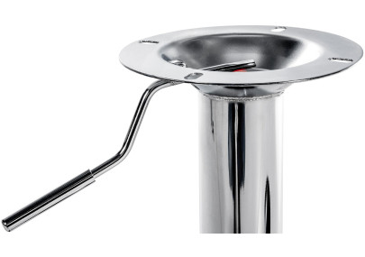 Cadre en T de rechange pour tabouret de bar, chromé