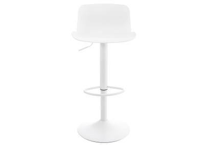 Ensemble de 4 tabourets de bar Almada blancs