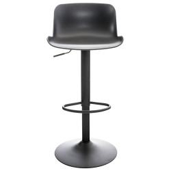 Ensemble de 4 tabourets de bar Almada noir