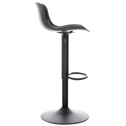 Ensemble de 4 tabourets de bar Almada noir