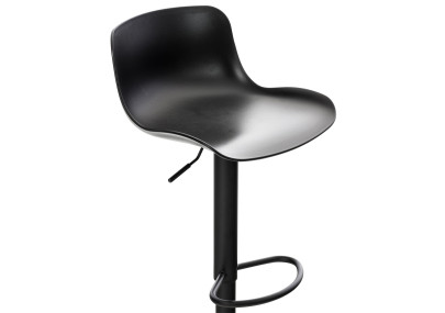 Set di 4 sgabelli da bar Almada, neri