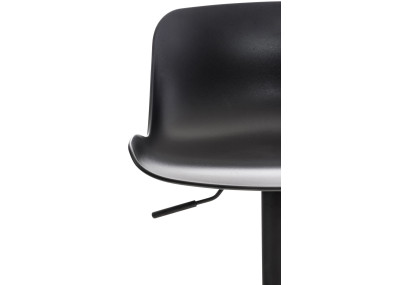 Conjunto de 4 banquetas de bar Almada, pretas