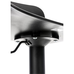 Set di 4 sgabelli da bar Almada, neri