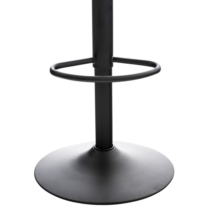 Juego de 4 taburetes de bar Almada, negros