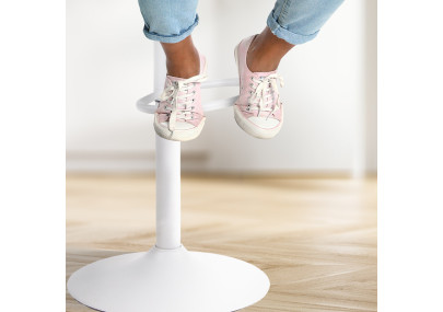 Set di 4 sgabelli da bar Aveiro bianchi