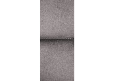 Taburete de bar Los Ángeles, terciopelo, negro y gris