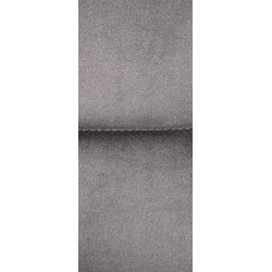 Tabouret de bar en velours Los Angeles, blanc/gris