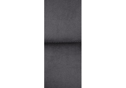 Tabouret de bar Los Angeles, velours, blanc/gris foncé