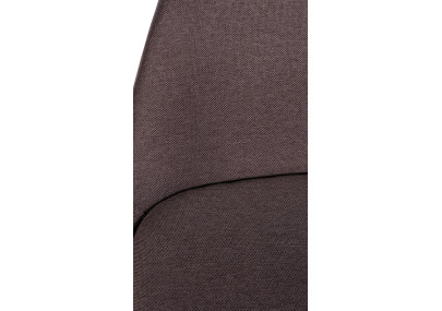 Sgabello da bar Corbin, tessuto, rotondo, marrone naturale