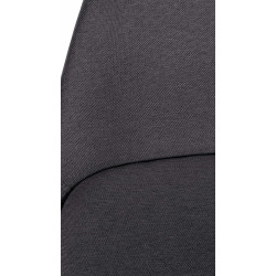 Sgabello da bar Corbin tessuto Square nero grigio scuro