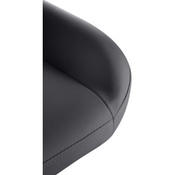 Lot de 2 tabourets de bar Braga en similicuir doré noir