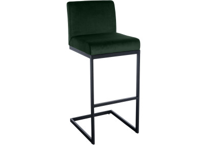 Tabouret de bar Hopewell en velours vert