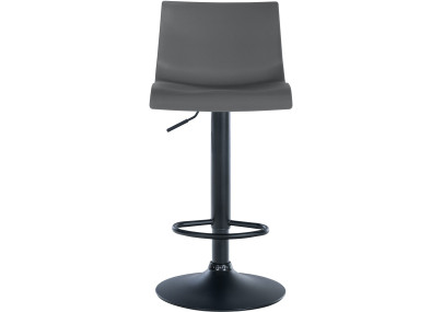 Set di 2 sgabelli da bar Branford, plastica, grigio