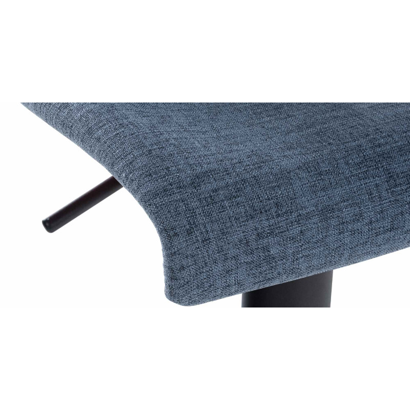 Set di 2 sgabelli da bar in tessuto Branford blu