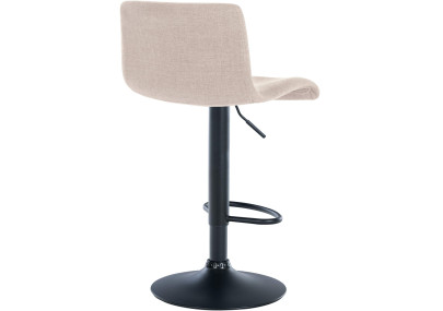 Conjunto de 2 banquetas de bar Branford em tecido creme.