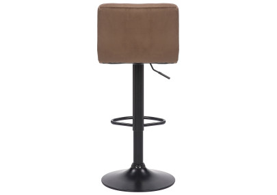 Set di 4 sgabelli da bar in velluto Feni, marrone