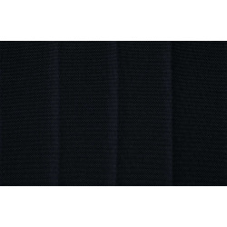 Ensemble de 2 tabourets de bar Toni, tissu noir noir