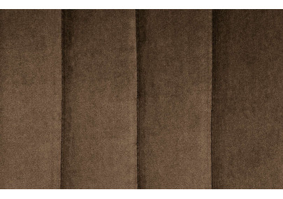 Ensemble de 2 tabourets de bar Toni en velours, noir et marron